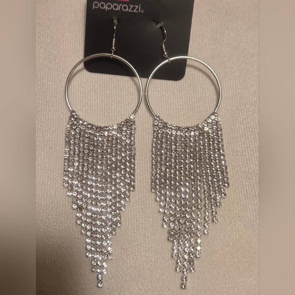 Silver Dangle Earrings - Picture 2 of 2